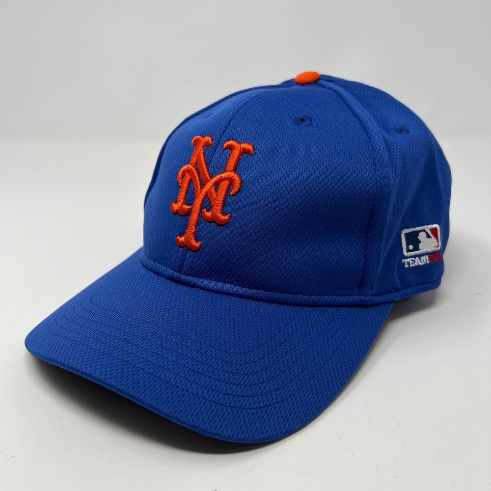 New York Mets MLB Baseball Hat OC Sports Blue Orange OSFM Adjustable Mesh Cap - Picture 1 of 7